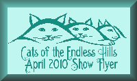 Cats of the Endless Hills April Show Flyer button