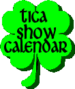 tica show calendar clover button